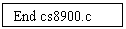 Text Box: End cs8900.c